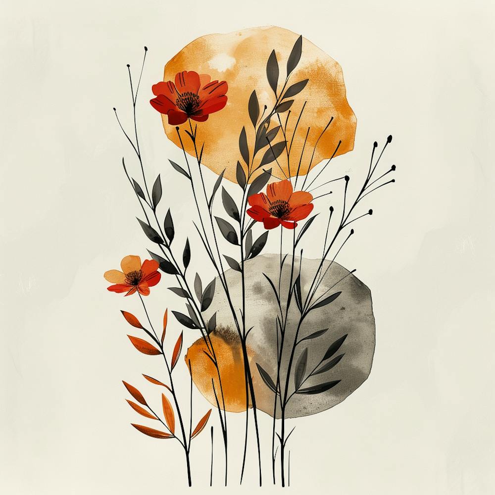 Watercolor Flower Painting