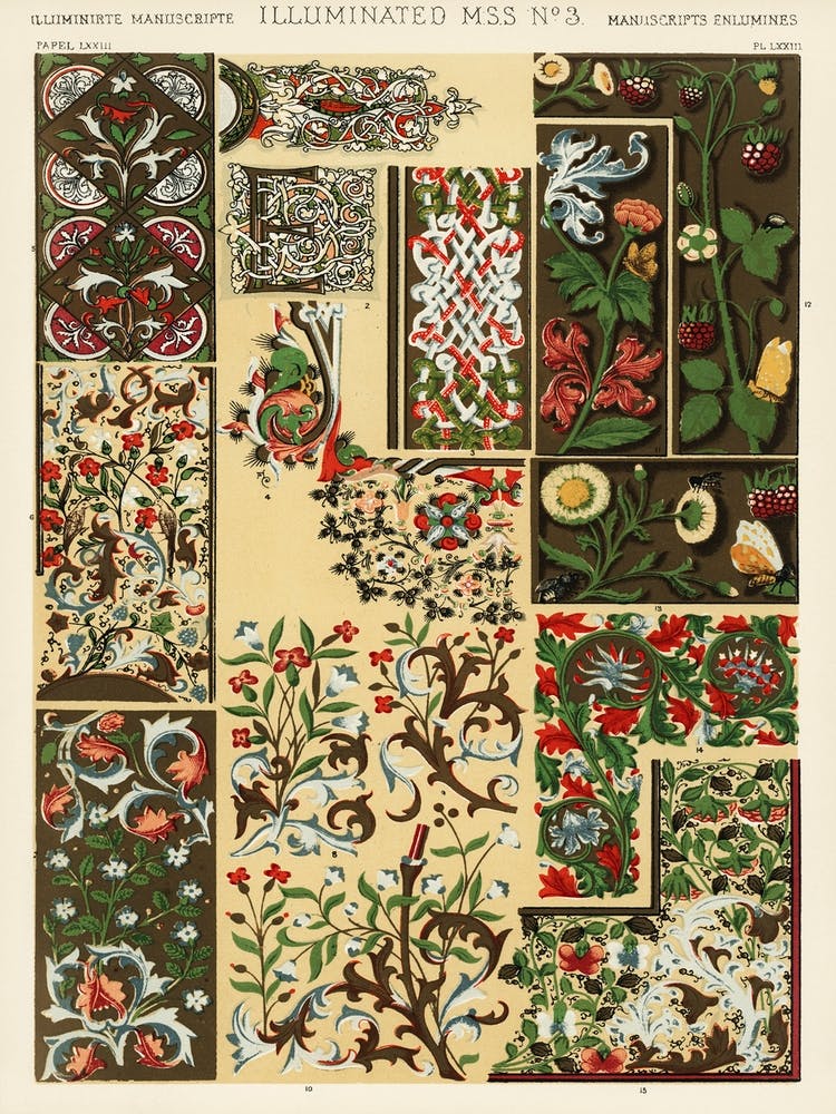 Illustration de Motif Vintage, Owen Jones