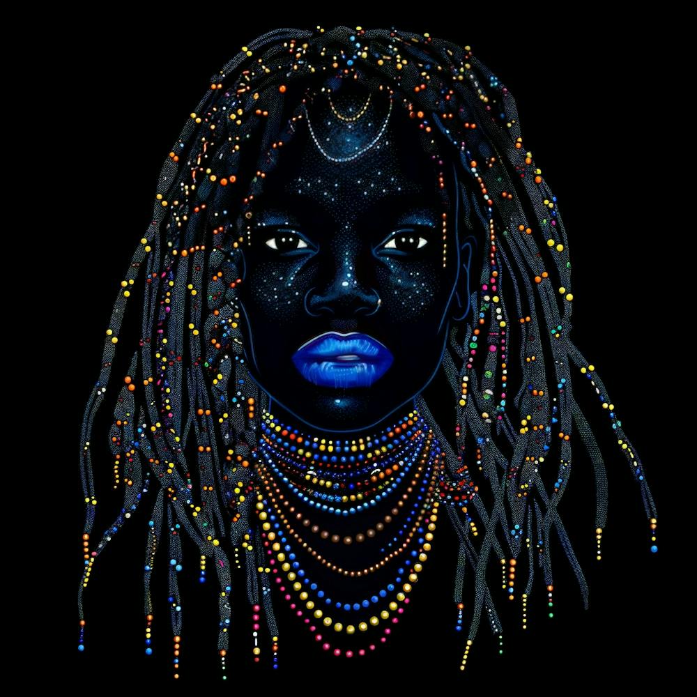 African Girl With Dreadlocks