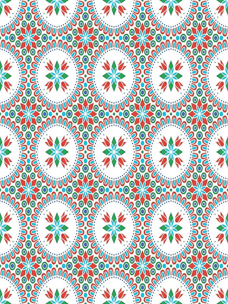 Seamless Pattern - Iznik — Turkish pattern 2