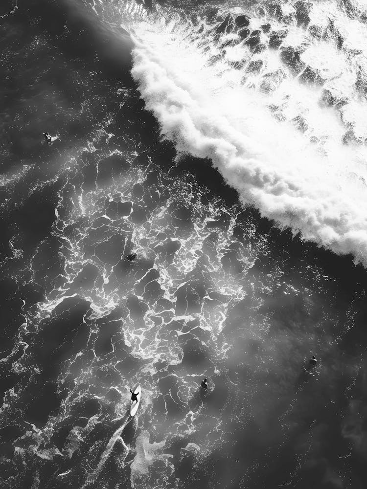 Aerial View Of A Wave