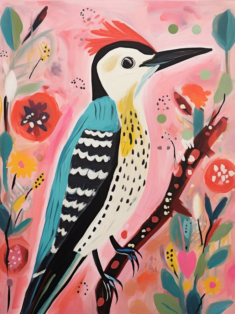 Pink Scandi Woodpecker 3