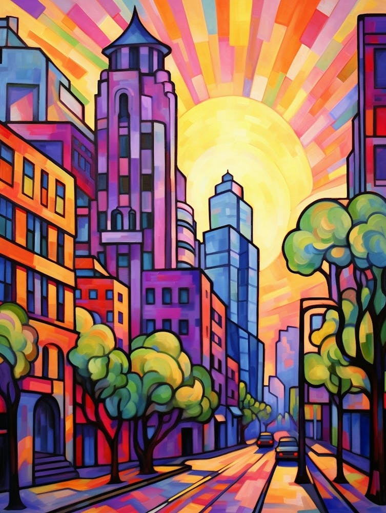 Bellevue Washington Pixel Art 11