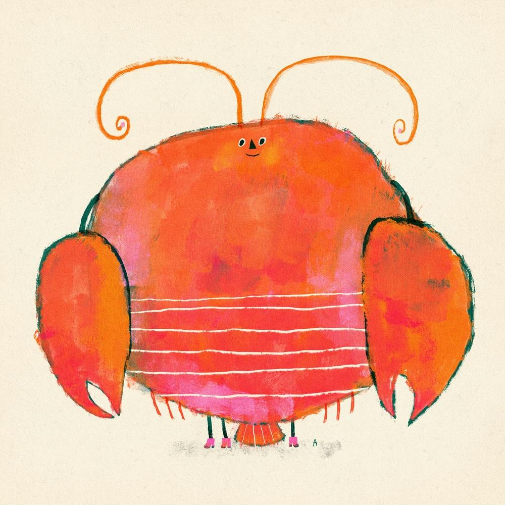 Happy Red Lobster
