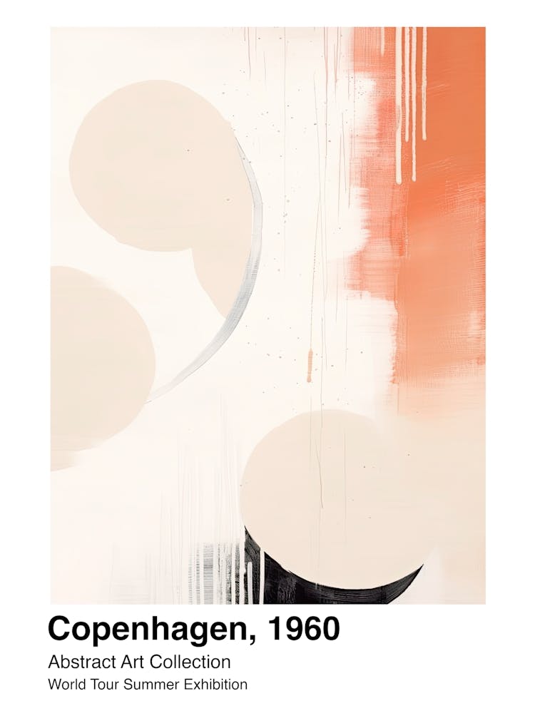 World Tour Exhibition, Abstract Art, Copenhagen, 1960 5