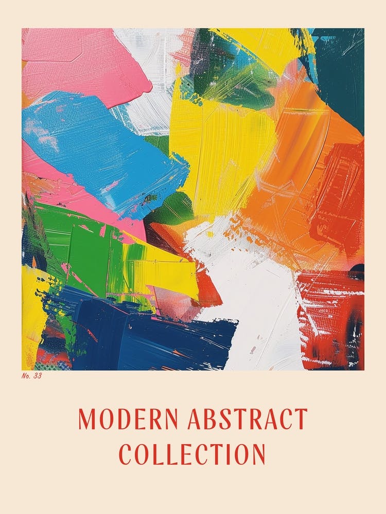 Modern Abstract Collection Poster 33