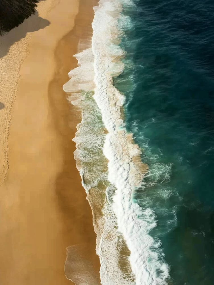 Aerial View Of A Beach 64