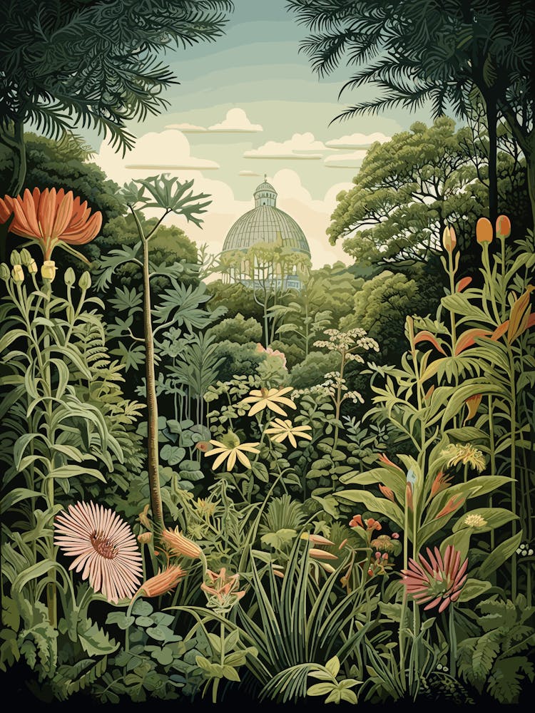 New York Botanical Garden Usa Henri Rousseau Style 2
