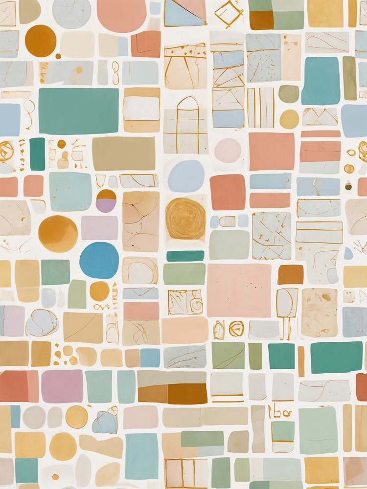 Pastel Abstract Code no2