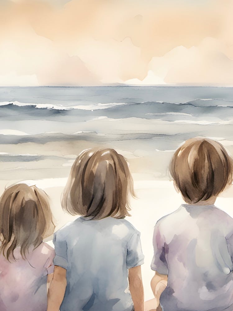 Children At The Beach