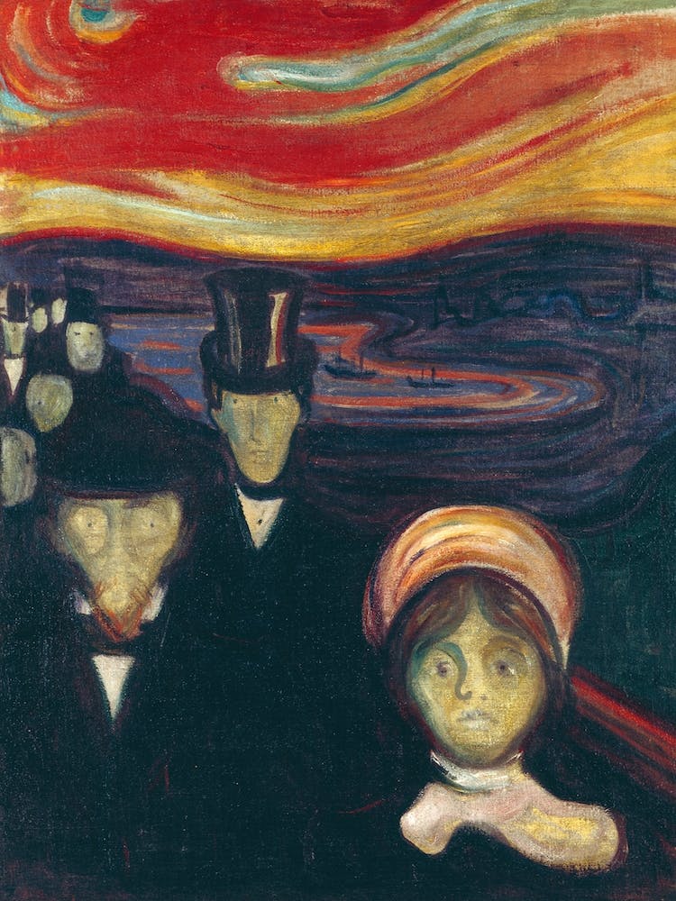 Anxiety, Edward Munch