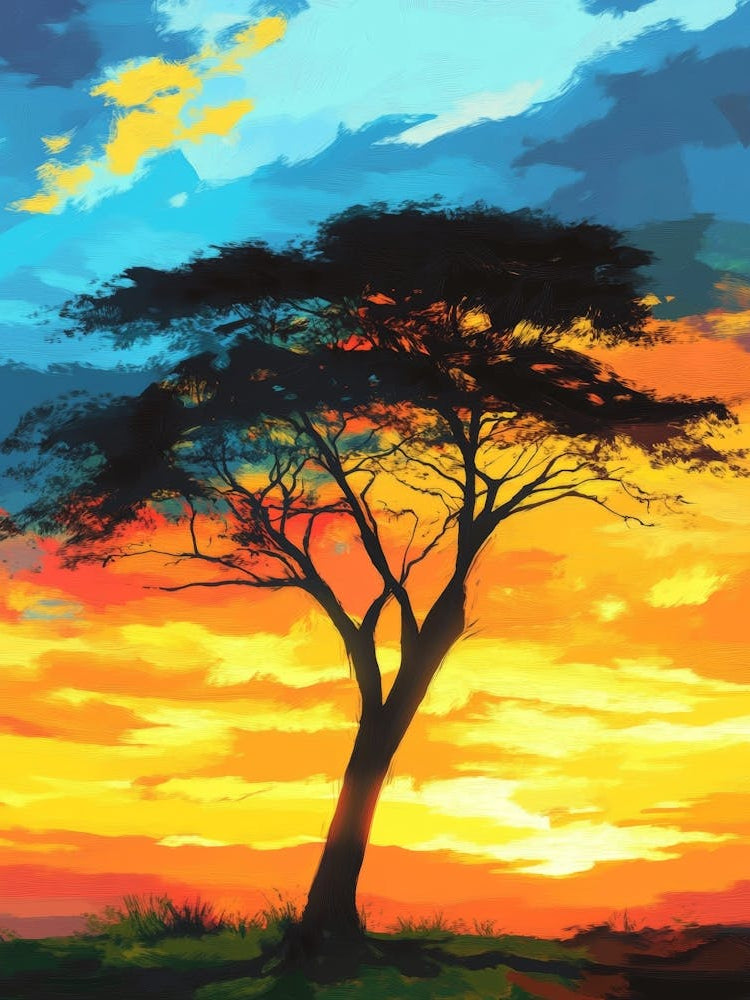 Sunset Tree 5