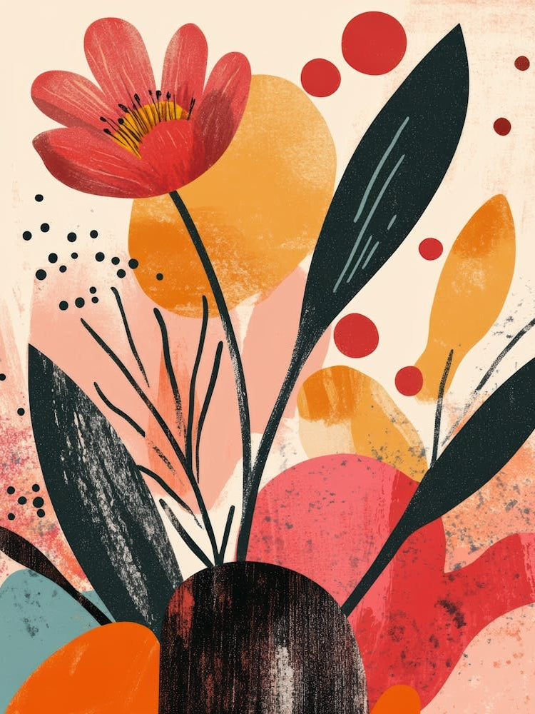 Abstract Floral Painting 43