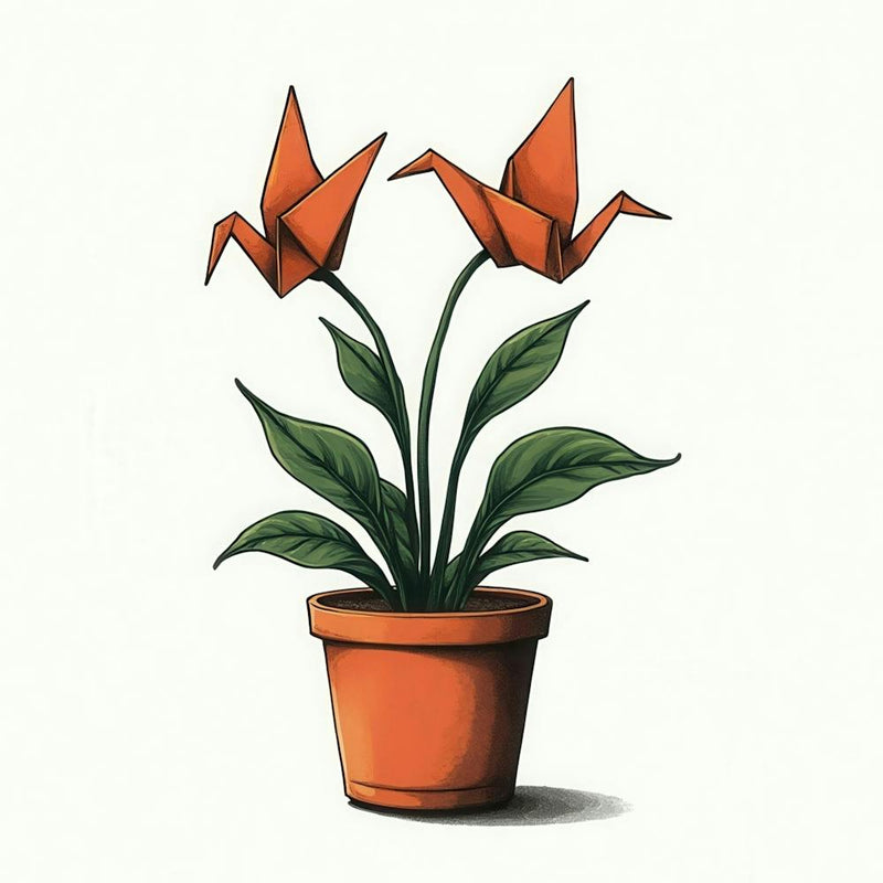 Origami-Blume 1