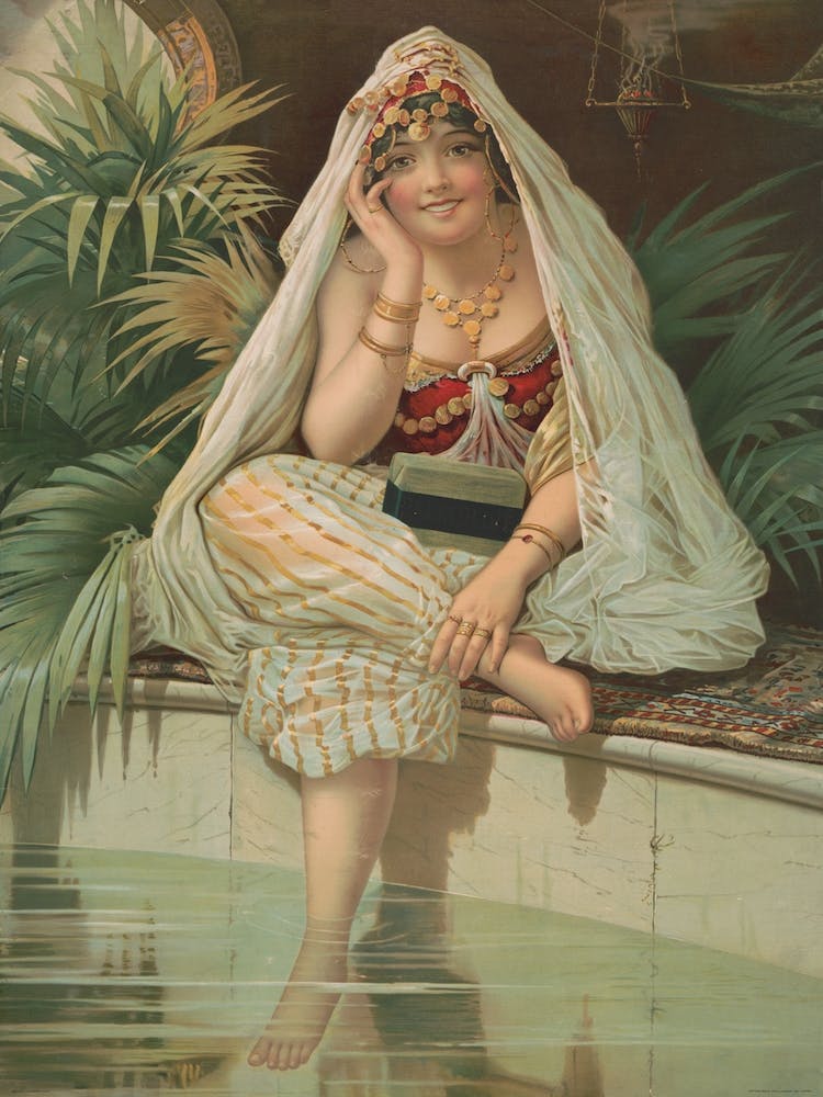 Palmolive Advert Vintage Poster