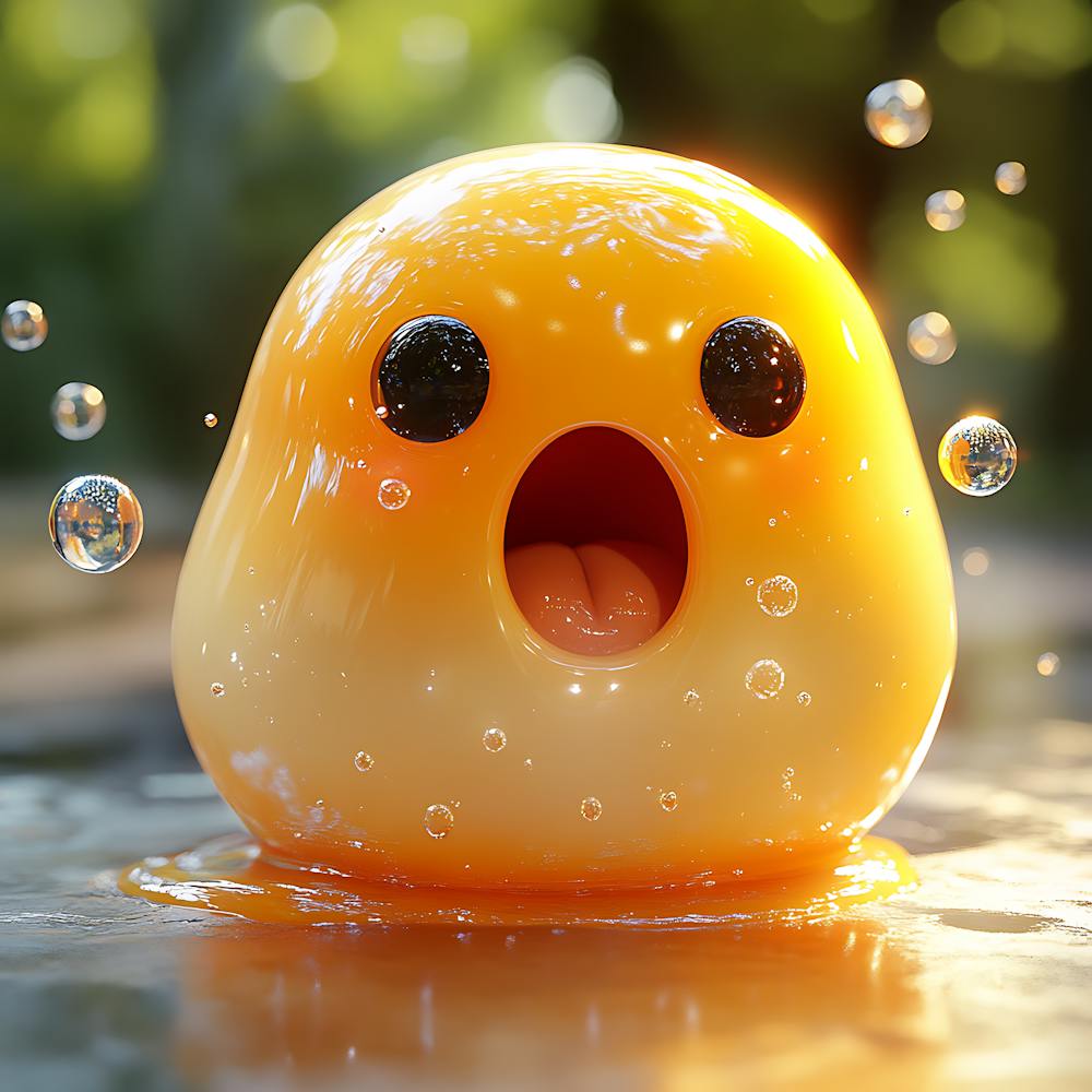 Funny Bouncing Slime Creature 9