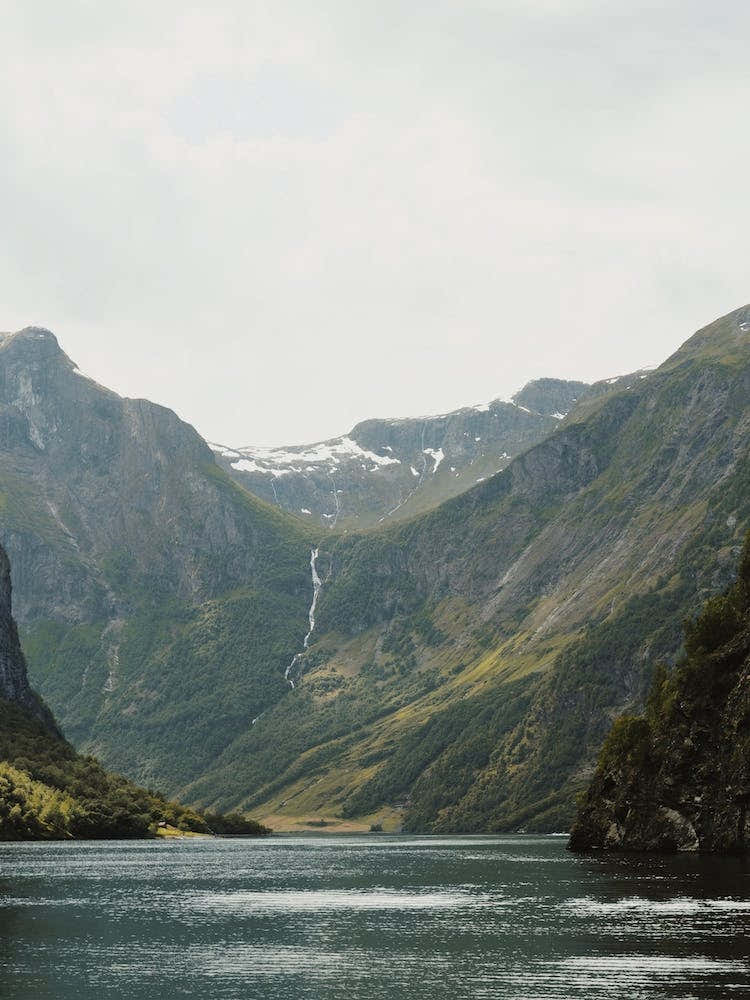 Mountain Fjord Scenery