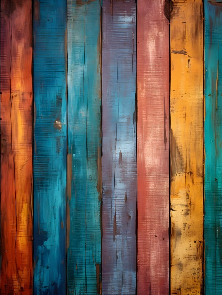 Colorful Wood Planks