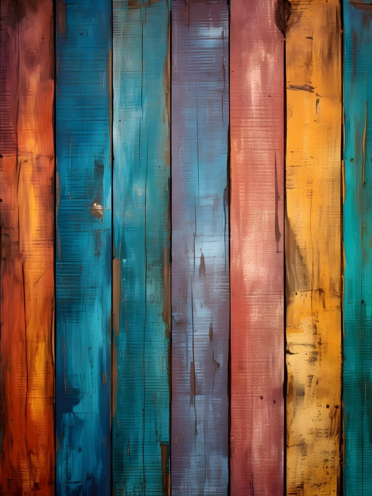 Colorful Wood Planks