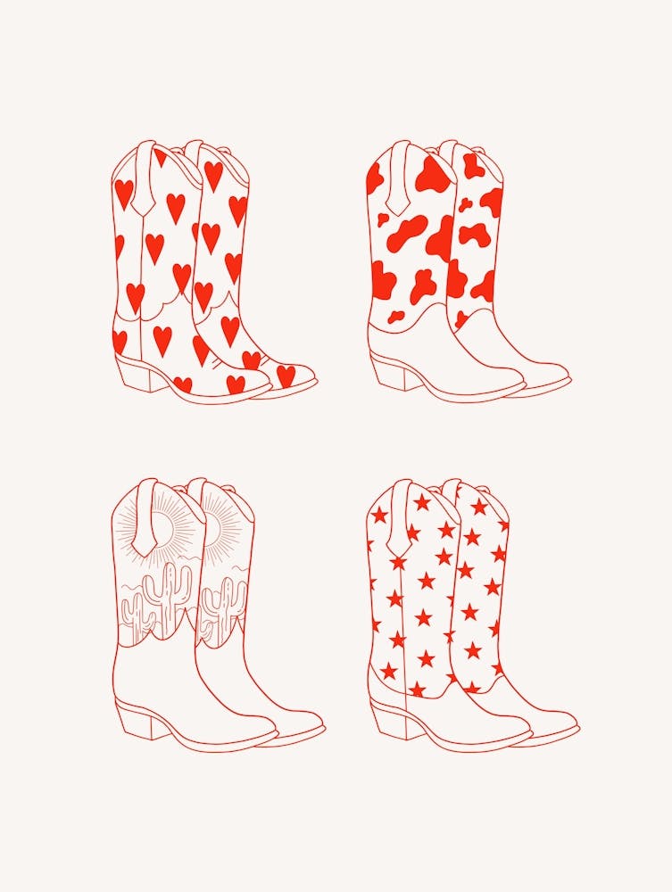Red Cowboy Boots