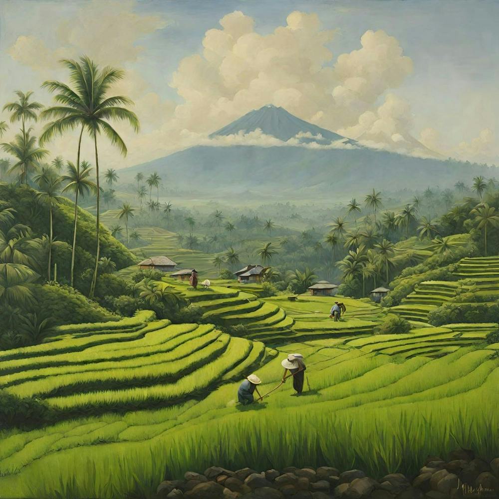 Rice Fields In Bali 2