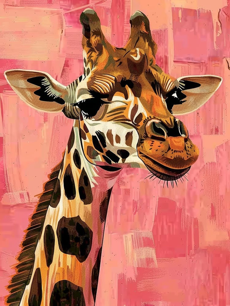 Giraffe Canvas Print 13