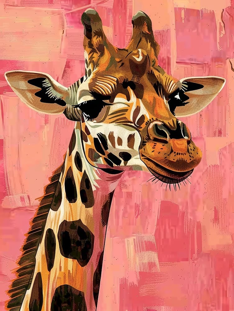 Giraffe Canvas Print 13