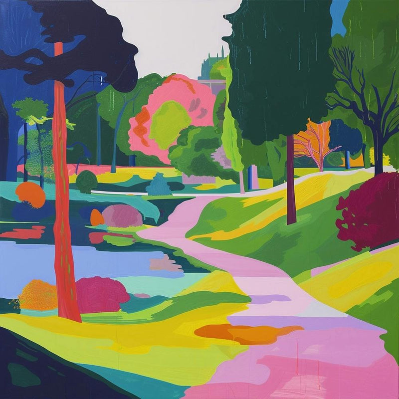 Abstract Park Collection Parc Des Buttes Chaumont Paris 7