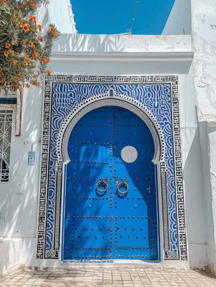 Blue Door In Morocco 9