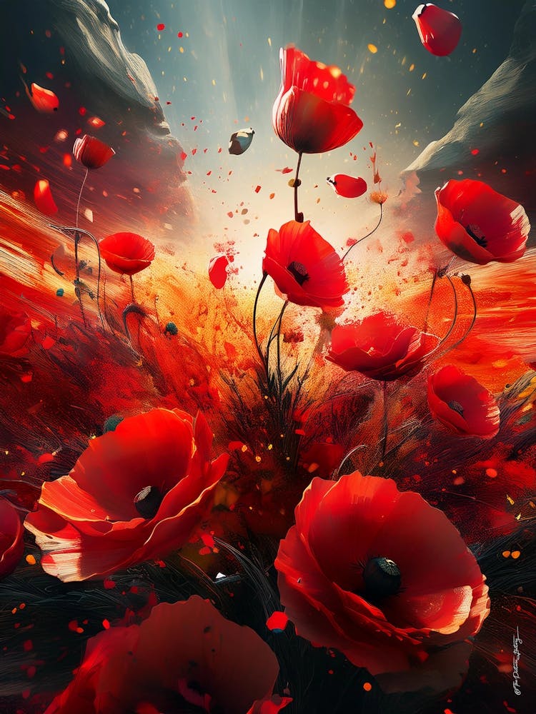 Storm Over Poppyfield