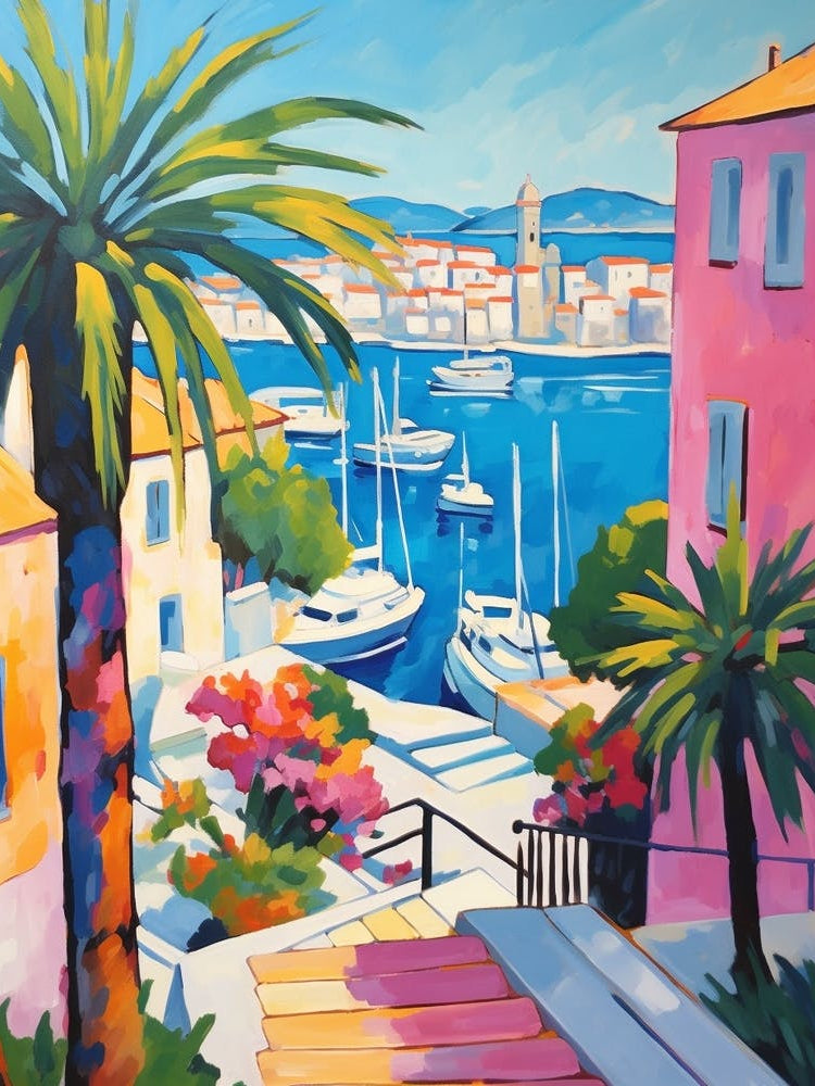 Split Croatia 1 Fauvist Painting
