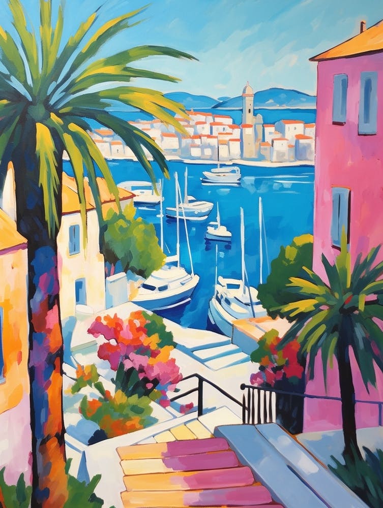 Split Croatia 1 Fauvist Painting