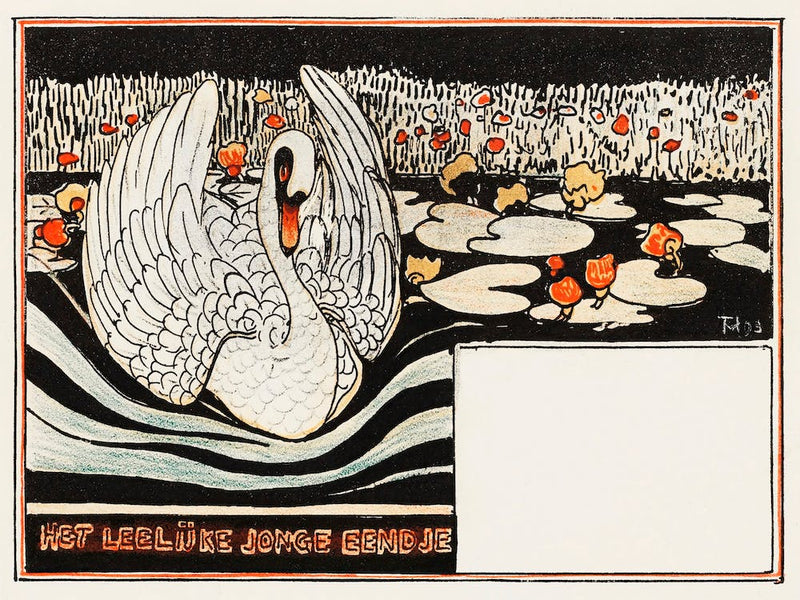 Receipt For Test Copy Of The Ugly Young Duckling (1893), Theo Van Hoytema