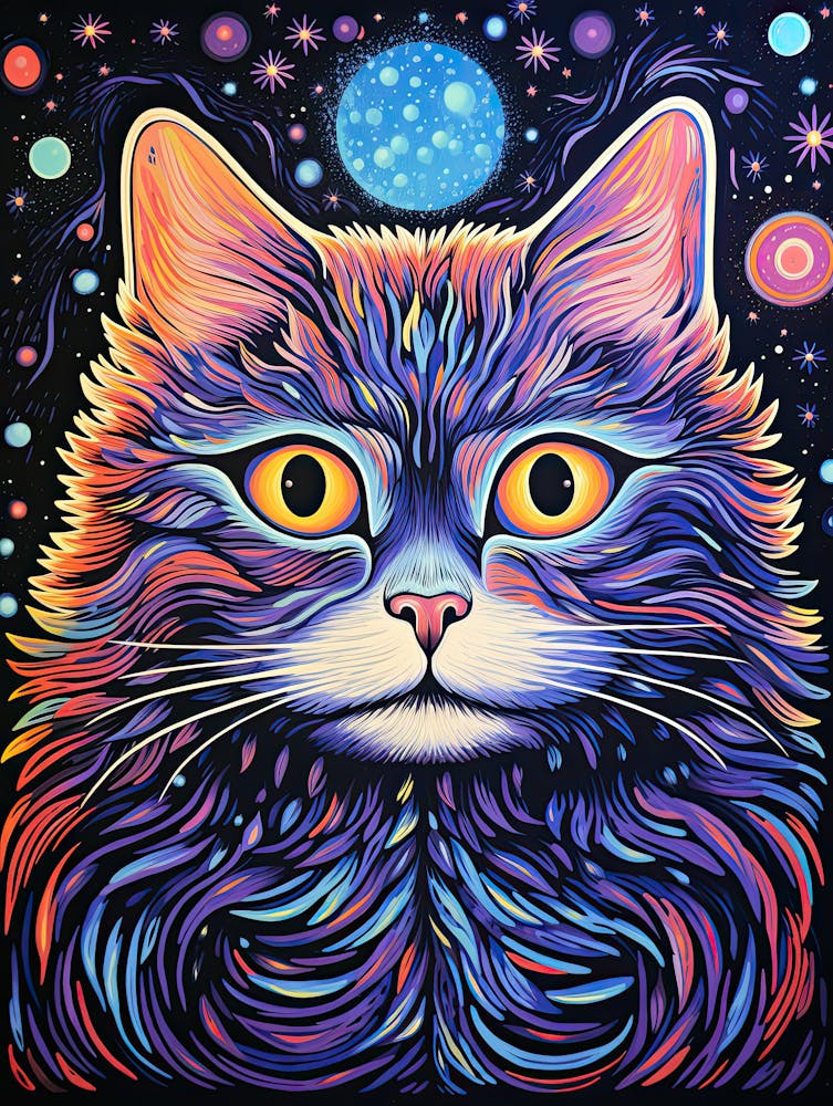 Cosmic Curiosity, Psychedelic Cats series