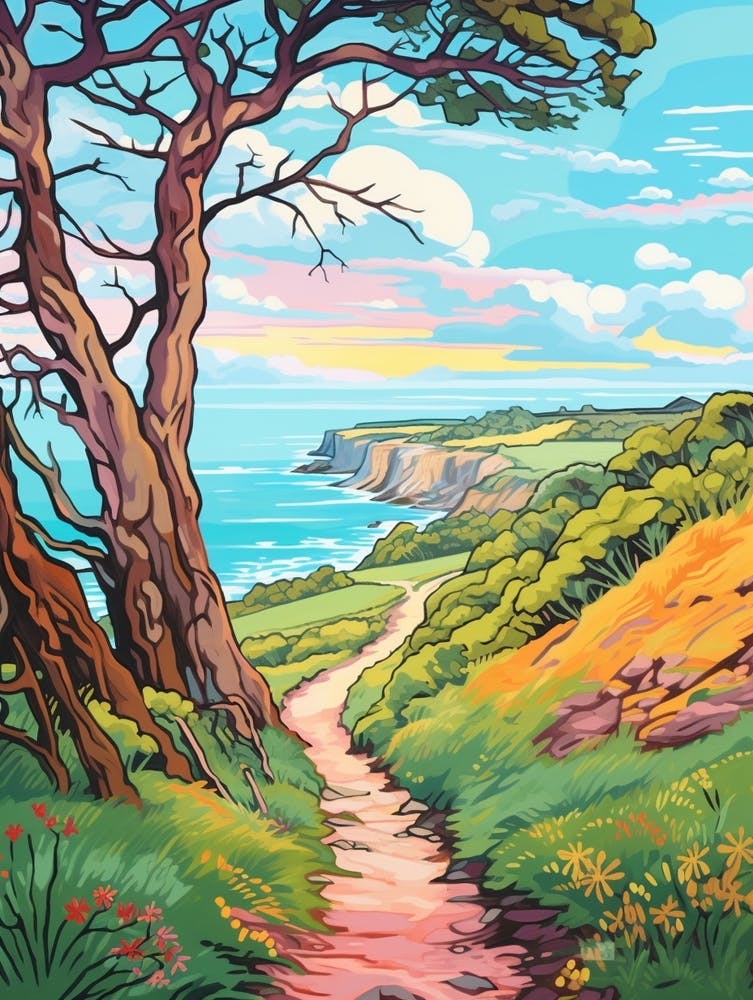 Pembrokeshire Coast Wales 1 Hike Illustration
