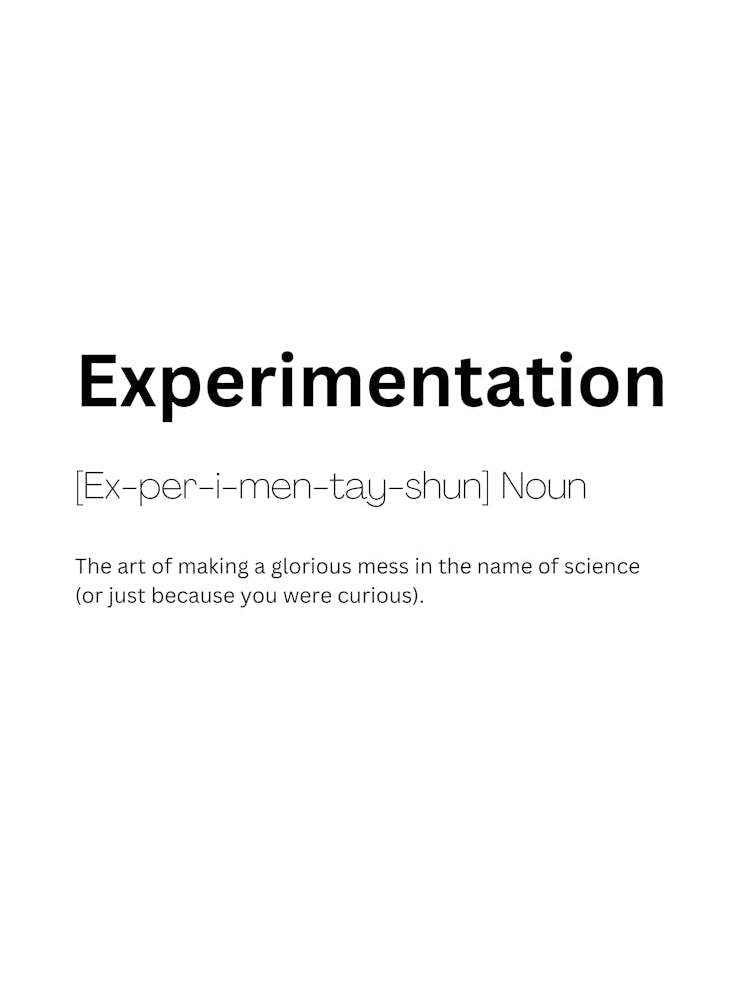 Experimentation Definition Meaning
