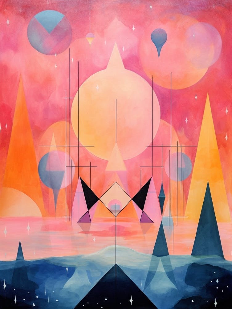 Cosmic Imagery Geometric Abstract 13