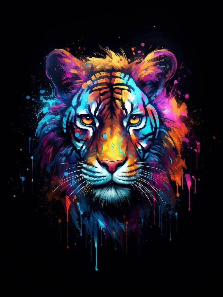 Colorful Tiger