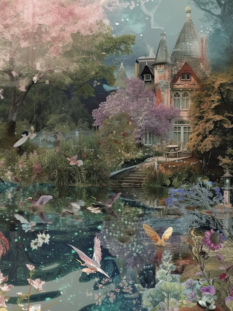 Fairytale Pond Scrapbook Collage 5
