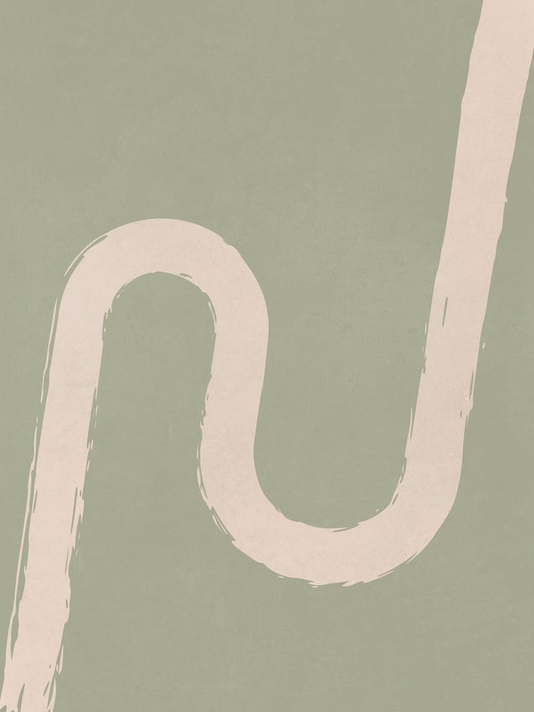 Abstract Brush Stroke 6 In Foliage