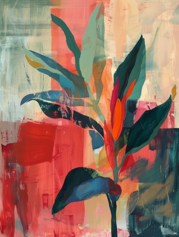 Abstract Of A Plant
