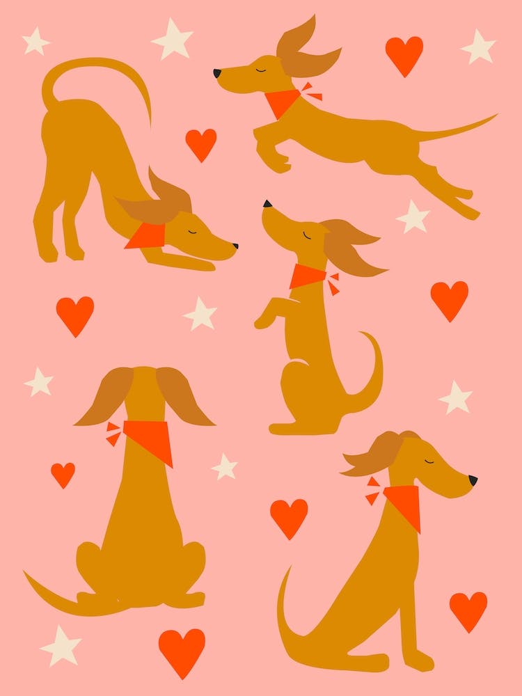 Dogs And Hearts