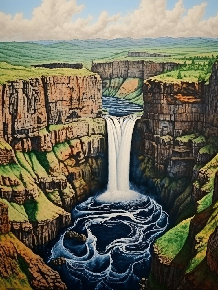 Palouse Falls State Park Retro Park 11