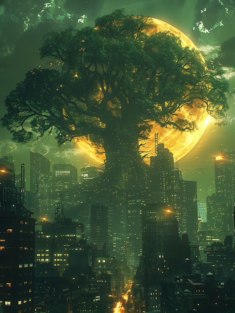 Whimsical Tree In The City 6