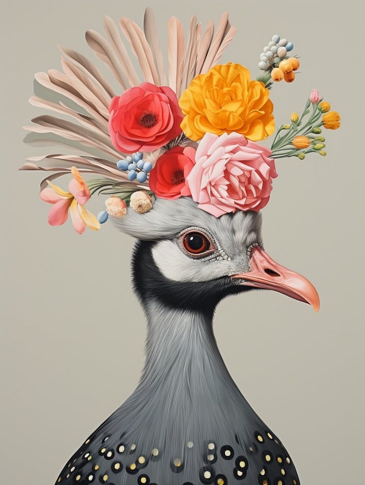 Bird With A Flower Crown Grey Plover 2