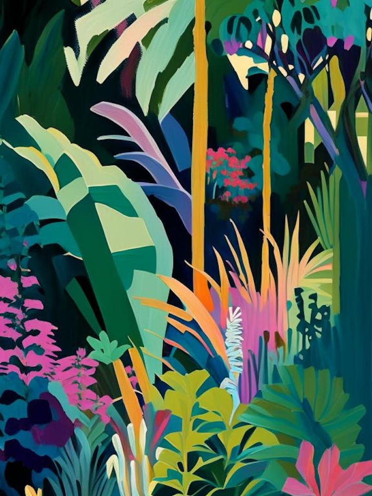 Wellington Botanic Garden, 1, New Zealand Abstract Still Life