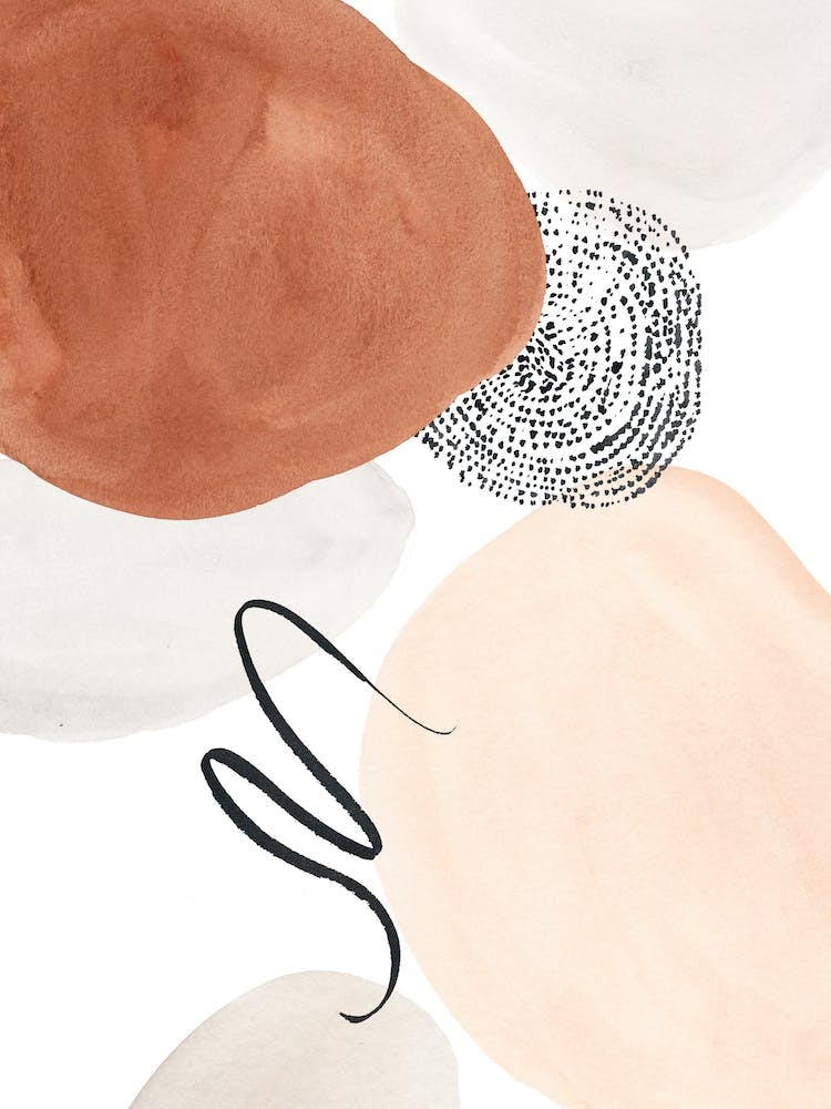 Ink Watercolor Shapes