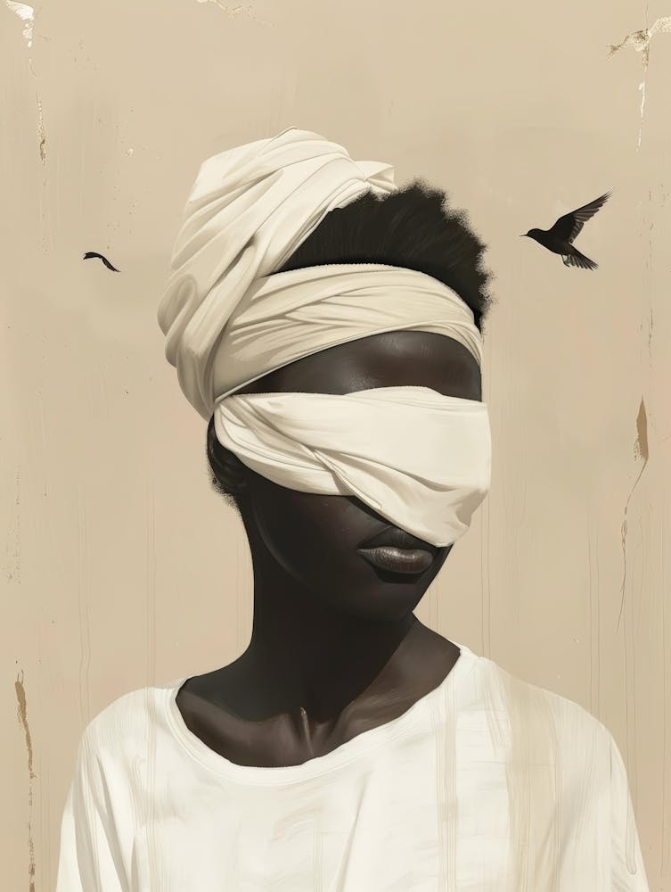 Girl With A Blindfold