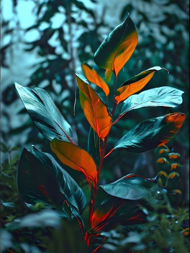 Leaf In The Forest