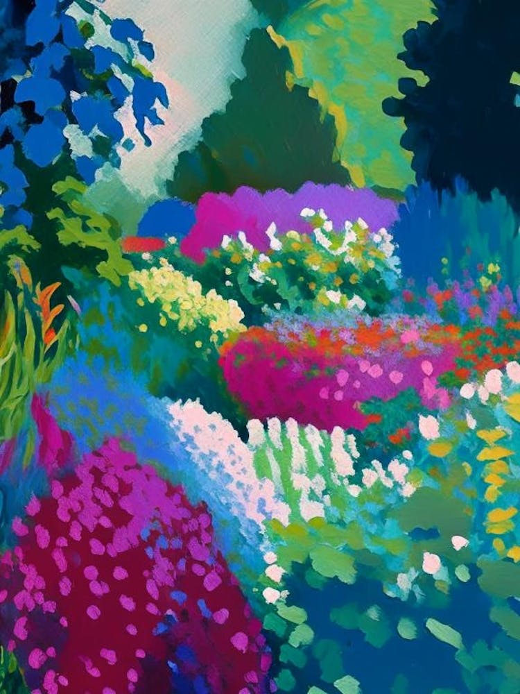 Monet S Garden, Usa Abstract Still Life